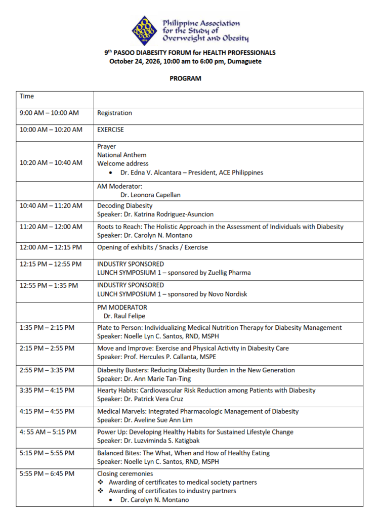 9th Diabesity Program